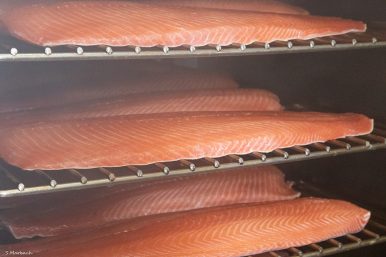 Fumage maison du saumon