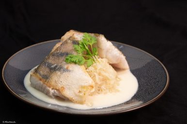 Poisson en sauce