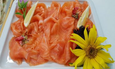 Plateau de saumon fumé