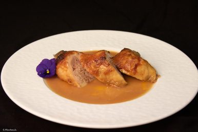 Plat de viande en sauce